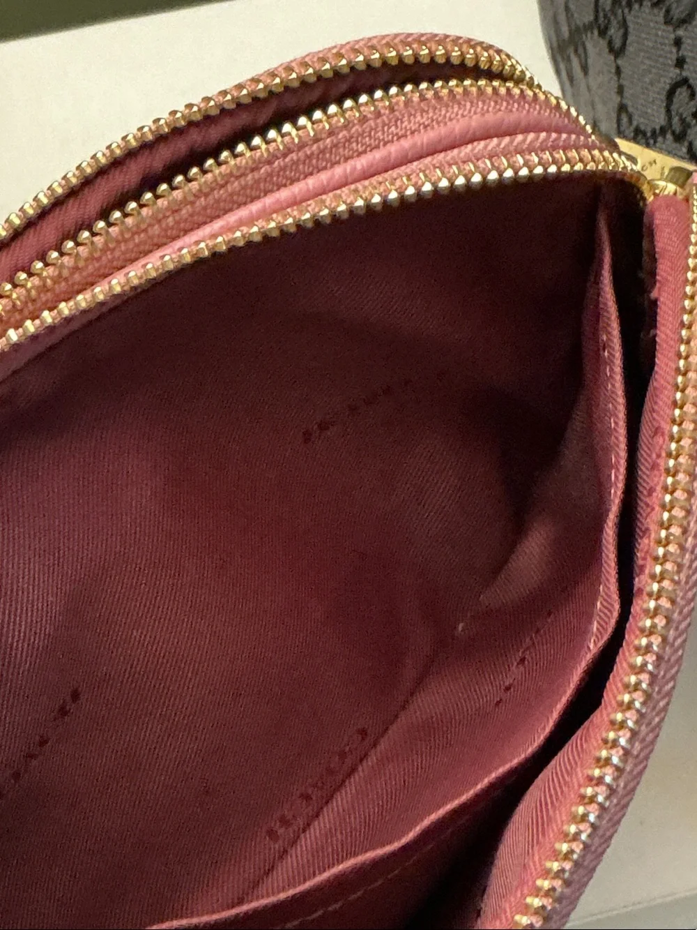 Coach Dusty Rose Floral Print Crossbody Bag Clutch 31826